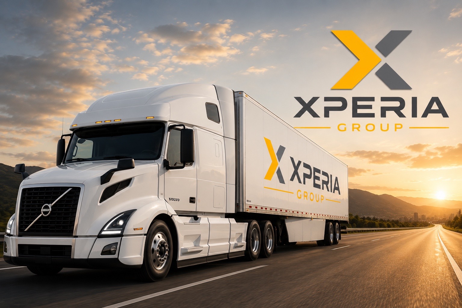 Xperia Group USA truck and logo